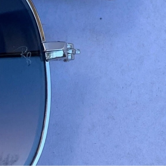 Ray-Ban Aviator Sunglasses RB3025 58mm Silver Frame & Gray Gradient Lenses003/32 - Picture 3 of 12